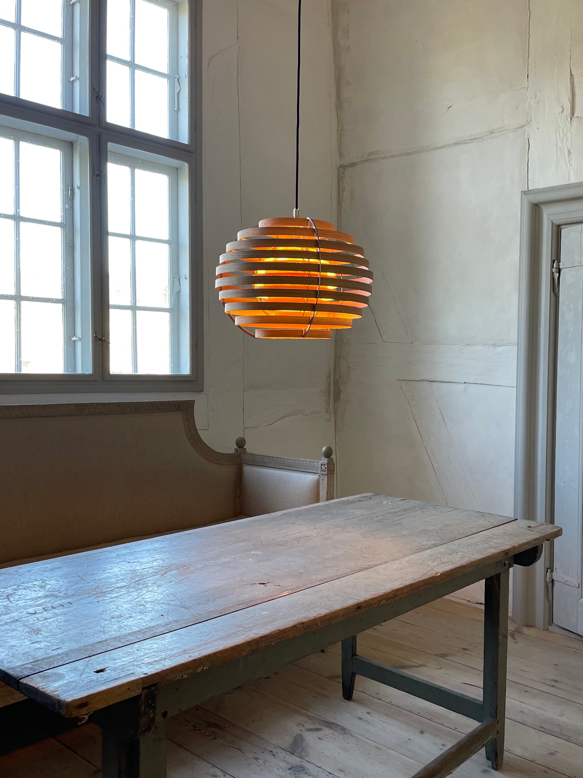 Stue - Moon R40 Oak Oak / stainless frame